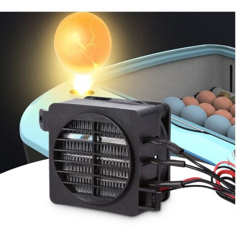 Zoternen Riscaldatore d'aria per auto PTC da 100 W e 12 V, mini riscaldatore portatile con funzione termostato automatica, risparmio energetico, per auto, piccoli spazi, uffici, scatole isolate, solid