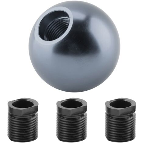 Zoternen Schaltknauf Auto Universal Handschaltknauf Schaltkopf Runde Kugelform(Titan Farbe)