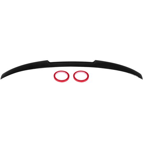 Zoternen Schwarz glänzender Ersatz für M4 Style High Kick Kofferraumdeckelspoiler, passend für 3er-Serie E90 M3 2006–2011