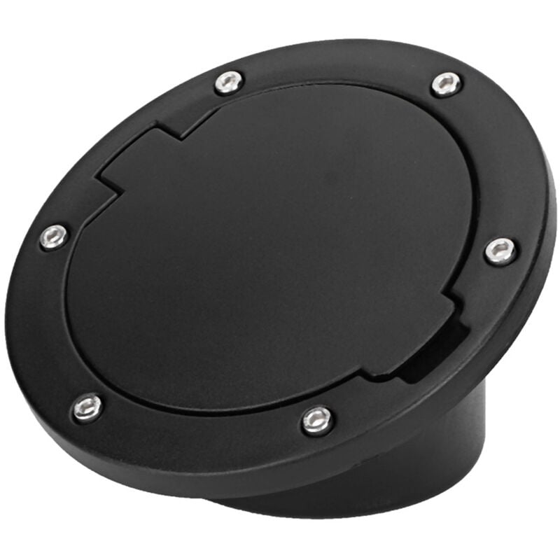 Image of Zoternen - Schwarze ABS-Tankdeckelabdeckung, passend für Jeep Wrangler jk 2007–2017, Autozubehör