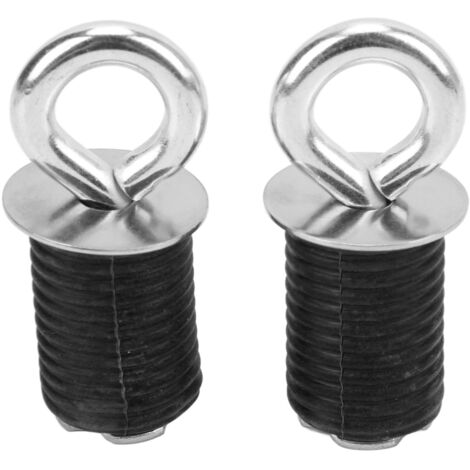 Zoternen Set di ancoraggi Lock Ride da 2 pezzi di ricambio per Polaris Sportsman, ancoraggio Lock Ride resistente, nero