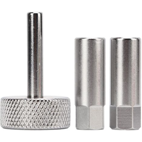 Zoternen Set di strumenti per la regolazione della valvola a bilanciere da 3 pezzi, KIMISS, punterie per valvole per moto e scooter, bussole per controdadi da 8 e 9 mm, cacciavite quadrato da 3 mm per