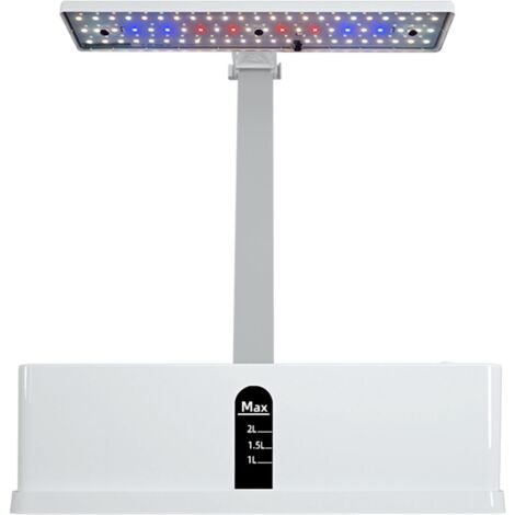 Zoternen Smart Hydroponic Growing System – Komplettset mit Vollspektrum-LEDs, abgestuftem Reservoir, intelligenter Pumpe und Nährstoffen für Zimmerpflanzen