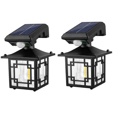 Zoternen Solar-Sicherheitsleuchte für den Außenbereich, leistungsstark, 300 lm, Außenflutlicht, 3500 K, IP65 wasserdicht, Solar-Außenwandbeleuchtung für Veranda, Garten, Terrasse