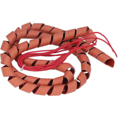 Zoternen Spiral Silicone chauffant le tuyau de ruban de chaleur trace de trace de trace de câble pour la protection du gel 220V 70W