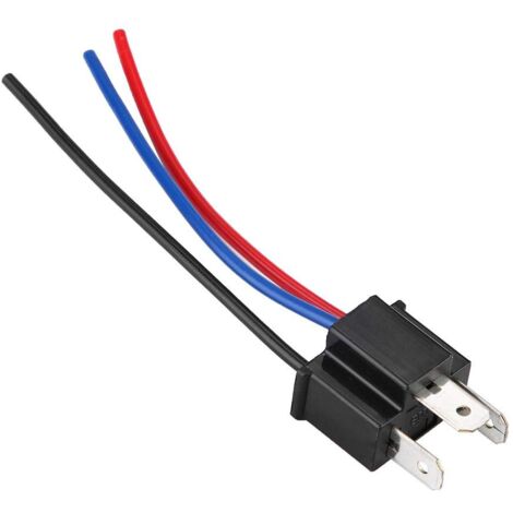 Zoternen Steckerbuchse , H4 Stecker Kopf Verlängerung Stecker Buchse mit Kabelbaum Robust Kabelstecker für Scheinwerfer Reparatur Lampe Kabelbaum Stecker Drahtbuchse