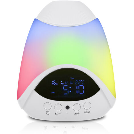 Zoternen Sternenprojektor-Nachtlicht, 16 Beleuchtungsmodi, Schlafassistent mit Geräuschgenerator für Baby, Wecker, 16 weiße Geräusche, Bluetooth-Lautsprecher, einstellbare Helligkeit