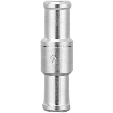 Zoternen Stufenrückschlagventil, gerades Inline-Aluminium, für Kraftstoff, Diesel, Gas, Flüssigkeit, Luft, Einweg, Rückschlagventil (12 mm)