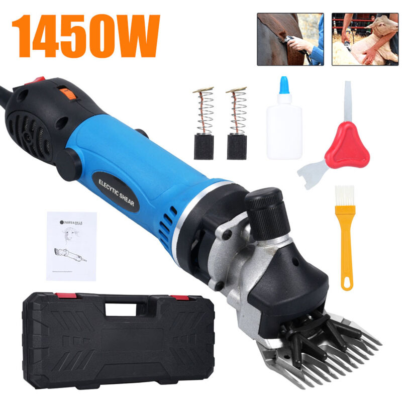 Zoternen - Tondeuse Mouton Électrique 1450 w 2800rpm 6 Vitesse Réglable Professionnelle pour Raser Les Moutons Animaux Laines Chèvres 220 v ce (13