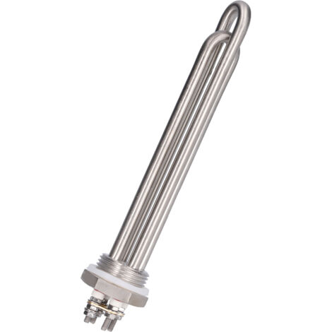 Zoternen Tube de chauffage électrique en acier inoxydable équipement fournitures industrielles 1 pouces BSP DC48V 1500W