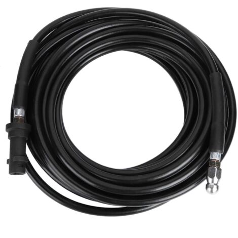 Zoternen Tubo flessibile per la pulizia ad alta pressione da 15 m, strumento per la pulizia dei tubi di scarico fognario, compatibile con la serie K di Karcher.