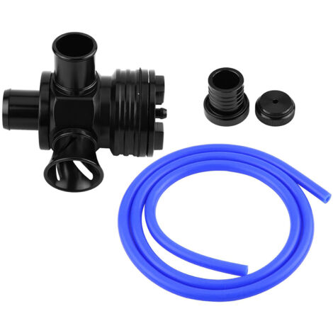 Zoternen Turbo-Abblaseventil, langlebiges, leistungsstarkes schwarzes Auto-BOV-Set, CNC-gefrästes Aluminium, rostfrei, für 1,8-Tonnen-2,7-Tonnen-Motor