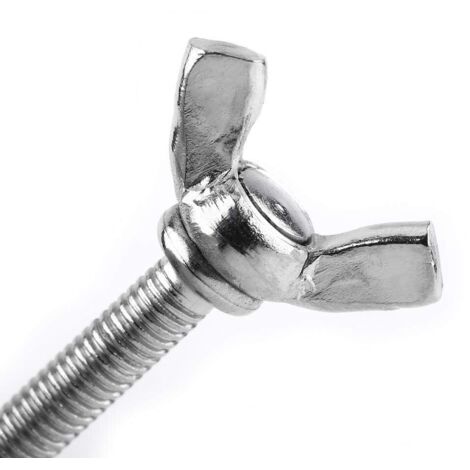 Zoternen Viti a farfalla Akozon, 5 pezzi M6 DIN316 304 in acciaio inossidabile con testa a farfalla e bulloni (M612mm)