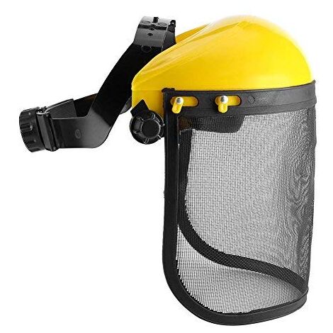 Zoternen Wytino Helm-Mütze, Schutzhelm-Mütze mit Vollmaschen-Visier zum Schutz des Freischneiders vor Waldbewuchs