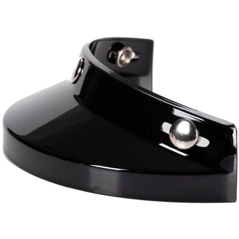 Zoternen Yctze Universeller Motorrad-Helm mit Offenem Gesicht, 3 Druckknöpfen, Hoch-/runterklappbarer Windschutz, Passform, Leichte Motorrad-Reitausrüstung (BLACK)