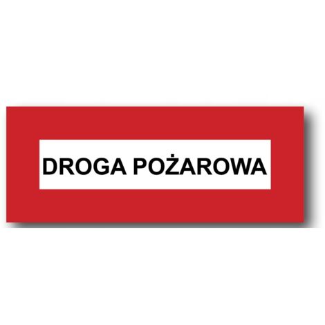 ZP-33 - BRANDSCHUTZSCHILD 14X36 Feuerweg