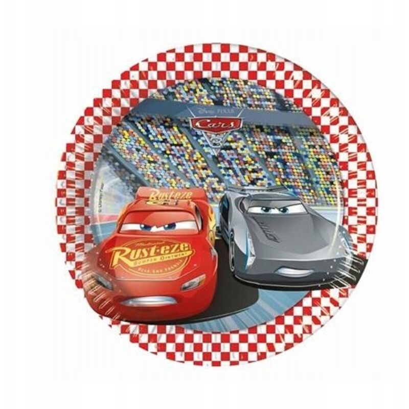 Procos Zta Pappteller Cars 3, Nächste Generation, 20 Cm