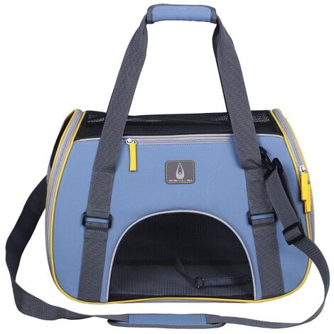 Zu e lu trasportino per cani alor denim medium fino 6 kg