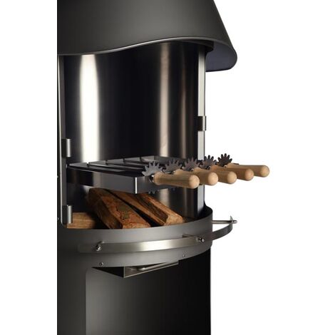 Zubehör Edelstahlkamin Buschbeck Sydney - Grillspieße BBQ Grill