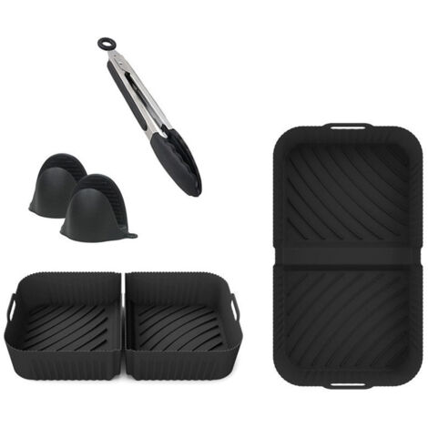 Zubehör für 10,4L Heißluftfritteuse, Set mit 3 Heißluftfritteusen-Kochzubehörteilen, für Ninja Foodi Flexdrawer 10,4L AF500EU (für 500).