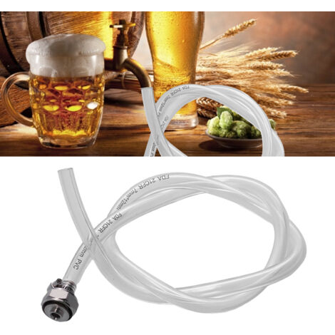Zubehör für Brauer – Dichtungen aus Edelstahl 304 und PVC-Schläuche, auslaufsicher und langlebig für frisches Bier vom Fass, vereinfachtes, auslaufsicheres Verbindungsset mit 5/16"- und 5/8"-Anschlüss