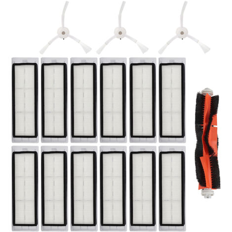 Zubehör für den automatischen Poolreiniger Roborock: Hauptbürste, Seitenbürste und Hochleistungs-ABS-Filter, Komplettset