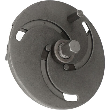 Zubehör für die Fahrzeugdemontage, verstellbarer 89–170 mm 3-Backen-Kraftstoffpumpendeckelschlüssel, Werkzeug zum Entfernen des Ölpumpendeckels