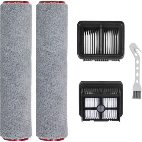 Zubehör für Dreame H12 Pro FlexReach, H15 Pro, H15 Mix und Mova M10 Staubsauger: 5-teiliges Ersatzteilset inklusive 2 Bürstenwalzen, 2 Filtern und 1 Reinigungsbürste
