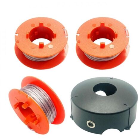 Zubehör für Freischneider, Fadenspule für Freischneider Bosch ART 23 26 30 Commitrim Easytrim 8 m F016800175 (3 Spulen + 1 Kappe)