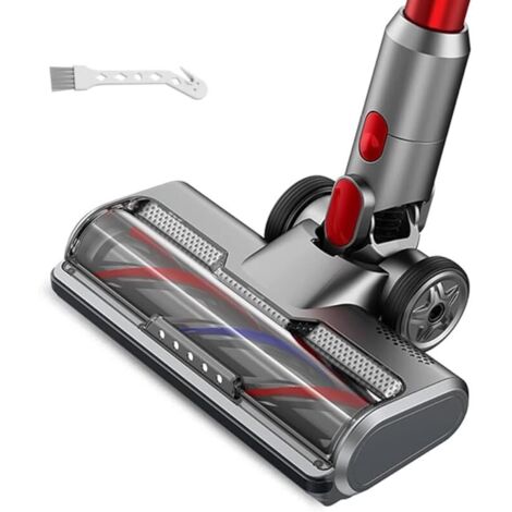 Zubehör für Hartböden, kompatibel mit Dyson V7, V8, V10, V11, V15, SV10, SV12 und SV14 Animal Absolute Staubsaugern, mit LED-Beleuchtung und rotierender Borstenbürste (Ersatzteil).