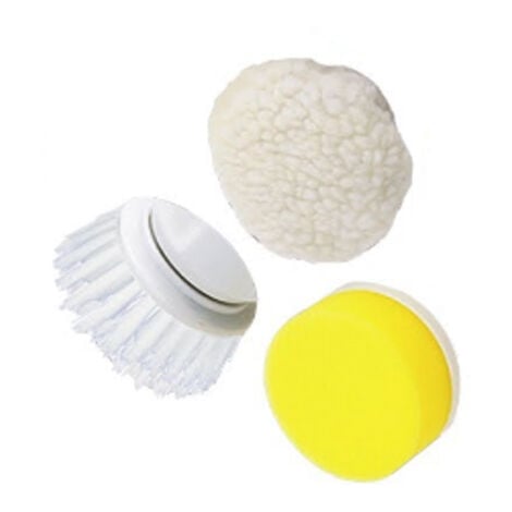 ELECTROPOLIS Zubehörset zur Verwendung mit GyroScrub, enthält Bürste, Schwamm und Politur.