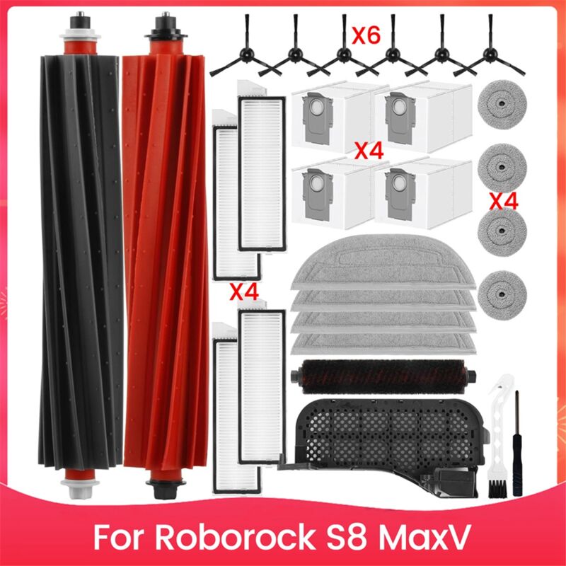 Image of Zubehörset für S8 MaxV Roboterstaubsauger Hauptbürsten