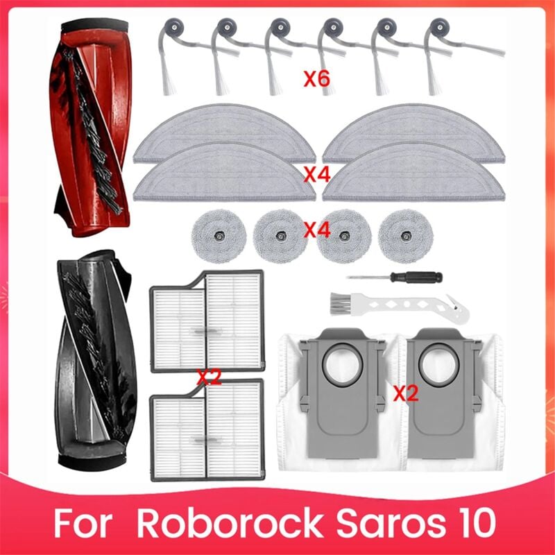 Image of Zubehörset für Saros 10 Saugroboter Seitenbürste