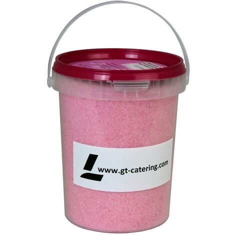 GT CATERING Zuckerwatte Zucker für Zuckerwatte-Maschine - Erdbeer- 1 Kg