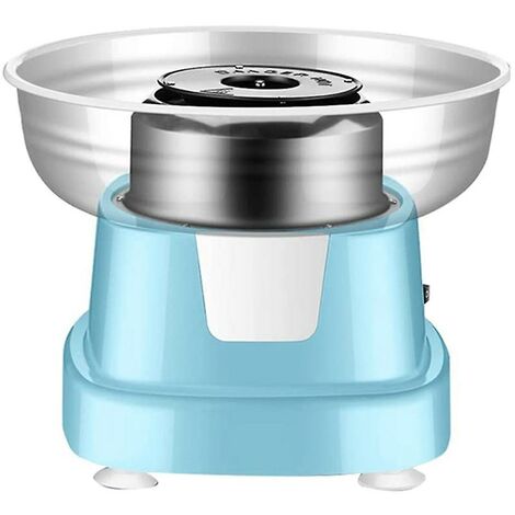 Zuckerwattemaschine, elektrische Zuckerwattemaschine, Geburtstags-Familienfeiergeschenk, Eu-Stecker blau