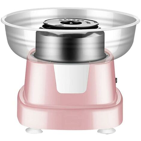 Zuckerwattemaschine, elektrische Zuckerwattemaschine, Geburtstags-Familienparty-Geschenk, Eu-Stecker, Rosa