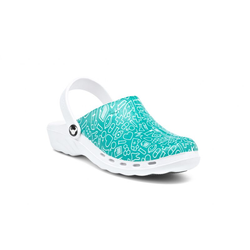 

Suecos - Zueco profesional estampado Syster antideslizante SRA - EN 20347 ODEN7 ODEN | 45 - Syster
