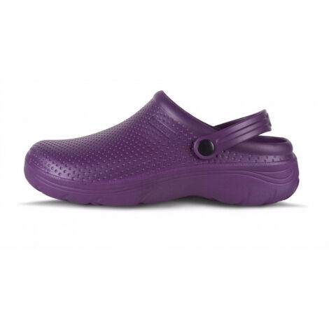 Zueco sanitario anatómico con cámara ortopédica WORKTEAM P2006 44/45 Morado