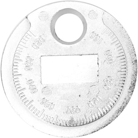 Zündkerzenabstandslehre für Autos, Edelstahl, 0,6–2,4 mm (0,02–0,1 Zoll), Kfz-Reparaturwerkzeug