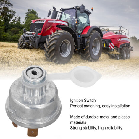 Zündschalter 1874120T94 für Massey Ferguson Traktor – 2 Schlüssel im Lieferumfang enthalten