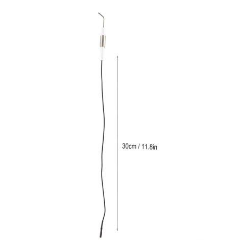 [Zündsonde] + [Keramikelektrode] + [M10 x 2] + [30 cm Kabel + 2 Muttern]
