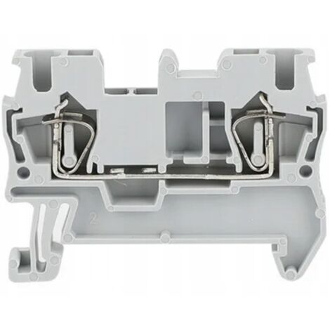 ZUG ST 4mm grauer Hutschienenverbinder