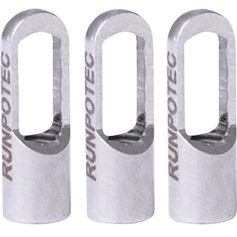 Zugösen-Set Runpotec 3 Stück, für Glasfaserstab Ø= 3 mm, Gewinde Ø= 6 mm
