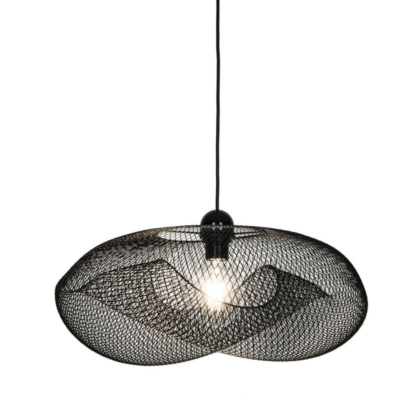 Image of Zumaline Lighting - Zumaline alice Plafoniera a sospensione con struttura in filo, nero, 1x G9