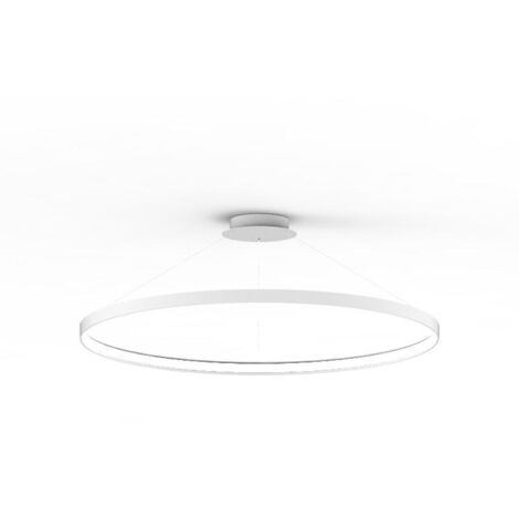 Zumaline CIRCLE Plafoniera a sospensione a LED integrata, bianca, 7820lm, 3000K