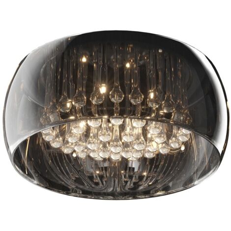 Zumaline CRYSTAL Plafonnier, Verre, 6x G9