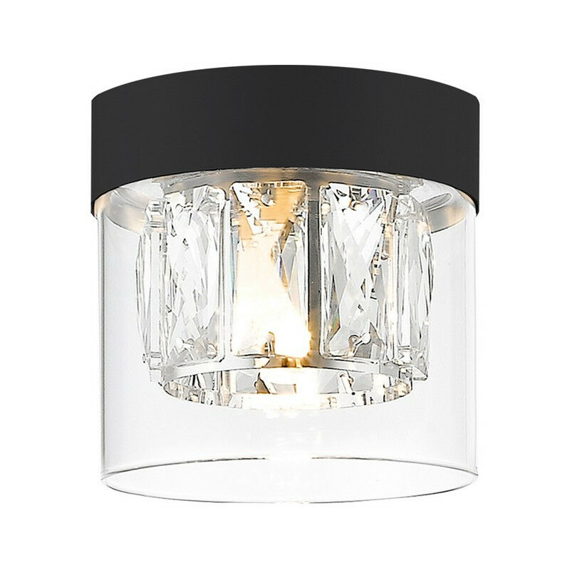 Image of Zumaline Lighting - Zumaline gem Downlight montato su superficie, nero opaco, 1x G9