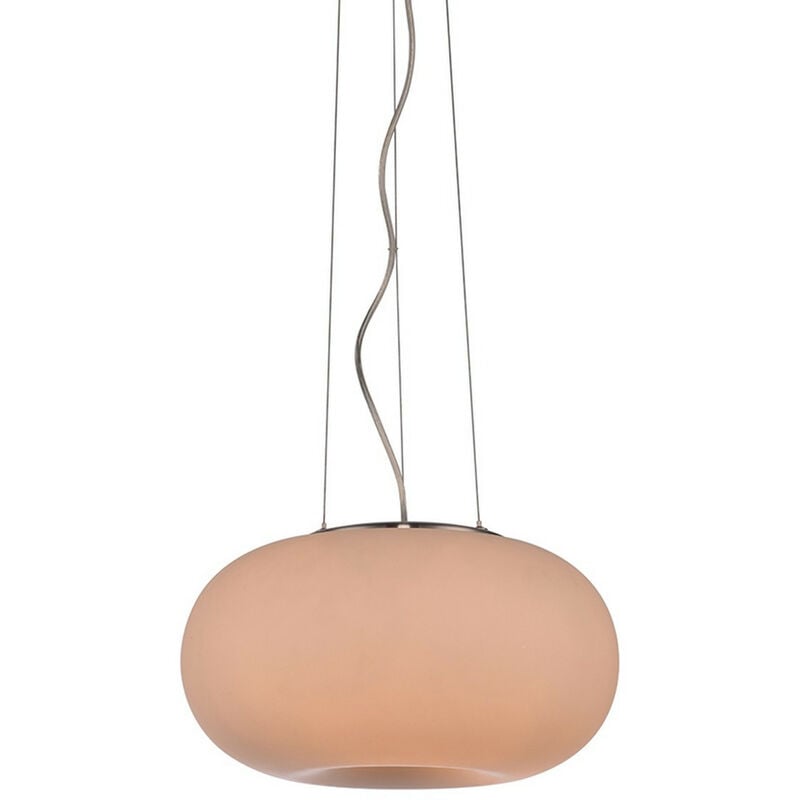 Image of Zumaline Lighting - Zumaline inez Plafoniera a sospensione Globe, bianca, 2x E27