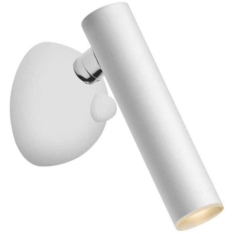Zumaline Lighting - Zumaline loya Liseuse led Intégrée, Blanc Mat, 3000K, 450Lm