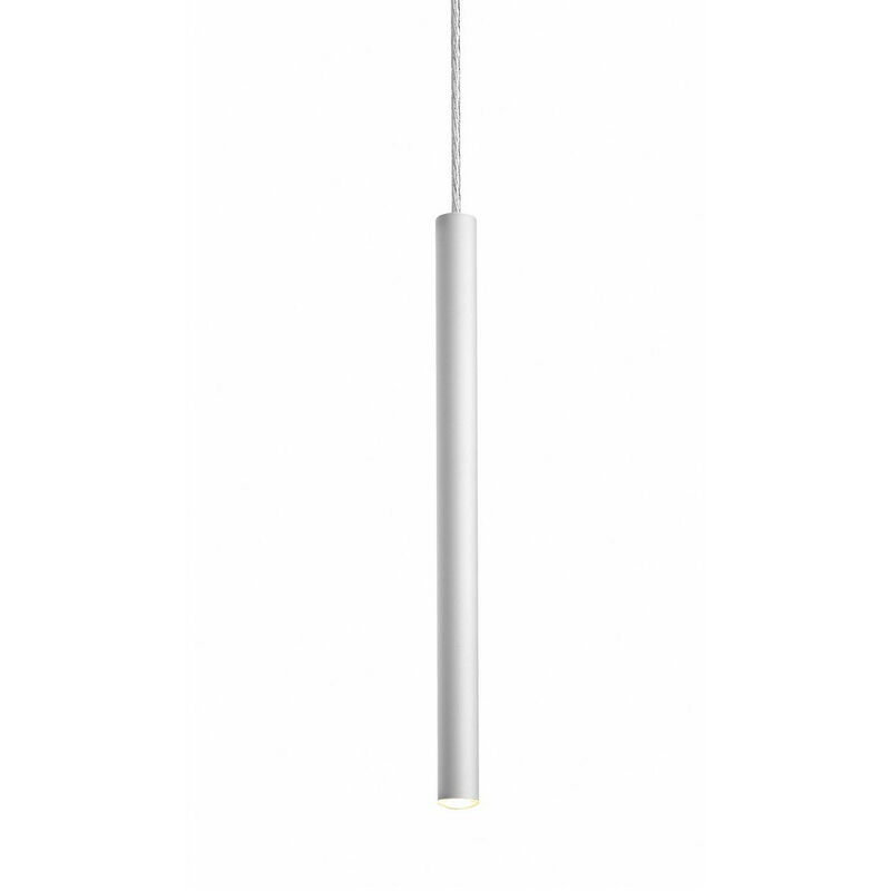Image of Zumaline Lighting - Zumaline loya Plafoniera led a sospensione integrata, bianca, 450lm, 3000K